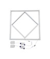 Hexagon Diamant 60x60 LED-panel, 60W - 100lm/W, vit kant