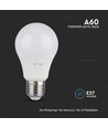 V-Tac 10,5W E27 LED-lampor - A60, plast, 230V