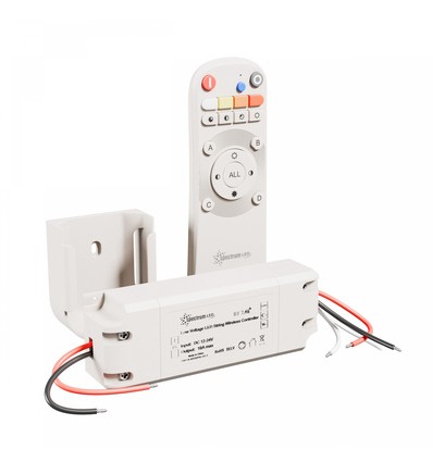 LED Strip Set CCT Dimmer 1-Group +Montering Vit Anslutning Mesh
