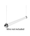 Dura66 40W LED armatur - 120 cm, IP66, länkbar, IK10, 137lm/W