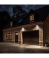 Noctis Lux 4 strålkastare 10W - kallvit, 230V, IP44, 94x150x53mm, svart, PIR-sensor
