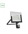 Noctis Lux 4 strålkastare 50W - neutral vit, 230V, IP44, 176x221x53mm, svart, PIR-sensor