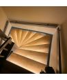 Trapp LED COB stripset 11W per steg - 24V DC, IP20, Upp till 16 steg, med sensor + effekter