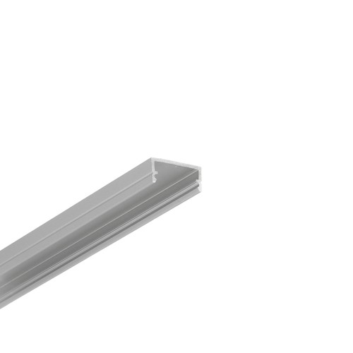 1m aluprofil BEGTON12 J/S - Anodiserad, påbyggnad, LED-skena