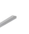 1m aluprofil BEGTON12 J/S - Obehandlad aluminium, utanpåliggande, LED-skena