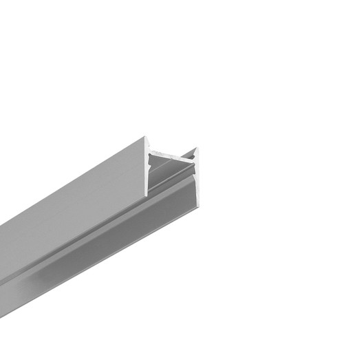 2m aluprofil COZY12 C/U1 - Anodiserad, utanpåliggande, LED skena