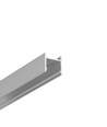 2m aluprofil LEVEL12 C/U1 - Anodiserad, påbyggnad, LED-skena