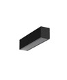 1m aluprofil LINEA20 EE7F/TY - Svart anodiserad, utanpåliggande, LED-skena