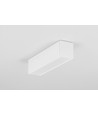 1m aluprofil LINEA20 EE7F/TY - Vitlackerad, utanpåliggande, LED-skena