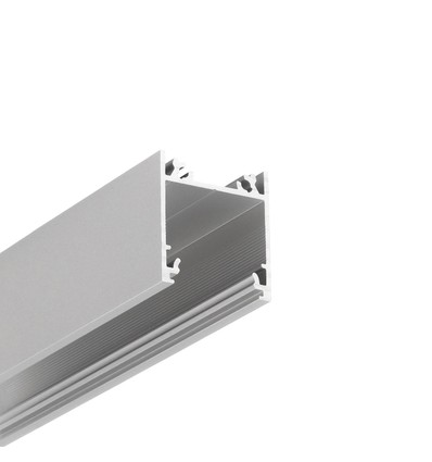 2m aluprofil LINEA20 EE7F/TY - Anodiserad, utanpåliggande, LED skena