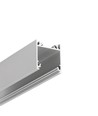 2m aluprofil LINEA20 EE7F/TY - Anodiserad, utanpåliggande, LED skena