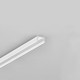 2m aluminiumprofil SLIM8 AC2/Z - Vitlackerad, utanpåliggande, LED skena