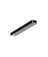 40 st. 2m aluprofil SLIM8 AC2/Z - Svart anodiserad, utanpåliggande, LED-skena