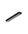 40 st. 2m aluprofil SLIM8 AC2/Z - Svart anodiserad, utanpåliggande, LED-skena