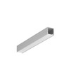 1m aluprofil SMART10 AC2/Z - Anodiserad, utanpåliggande, LED skena