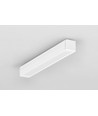 1m aluprofil SMART10 AC2/Z - Vitlackerad, utanpåliggande, LED-skena