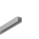 2m aluprofil SMART10 AC2/Z - Anodiserad, utanpåliggande, LED skena