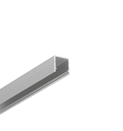 2m aluprofil SMART10 AC2/Z - Anodiserad, utanpåliggande, LED skena