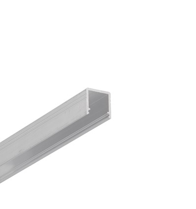 2m aluprofil SMART10 AC2/Z - Obehandlad aluminium, utanpåliggande, LED-skena