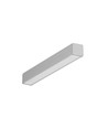 2m aluprofil SMART10 AC2/Z - Anodiserad, utanpåliggande, LED skena