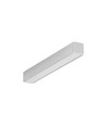 2m aluprofil SMART10 AC2/Z - Obehandlad aluminium, utanpåliggande, LED-skena