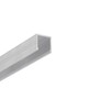 1m aluprofil SMART16 BC3/U4 - Obehandlad aluminium, utanpåliggande, LED-list