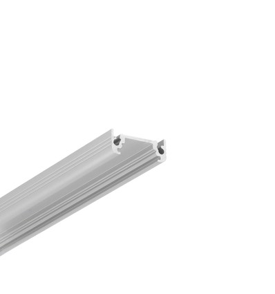 1m aluprofil SURFACE10 BC/UX - Anodiserad, utanpåliggande, LED-skena