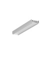 1m aluprofil SURFACE10 BC/UX - Anodiserad, utanpåliggande, LED-skena