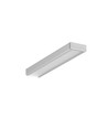 1m aluprofil SURFACE10 BC/UX - Anodiserad, utanpåliggande, LED-skena