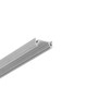 2m aluminiumprofil SURFACE10 BC/UX - Obehandlad aluminium, utanpåliggande, LED-skena