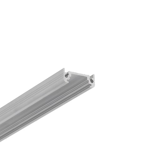 2m aluminiumprofil SURFACE10 BC/UX - Obehandlad aluminium, utanpåliggande, LED-skena