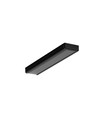 2m aluprofil SURFACE10 BC/UX - Svart anodiserad, utanpåliggande, LED skena