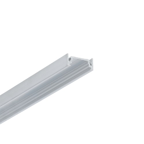 2m aluprofil SURFACE10.V2 BC/U - Obehandlad aluminium, påbyggnad, LED-skena