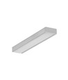 2m aluprofil SURFACE10.V2 BC/U - Obehandlad aluminium, påbyggnad, LED-skena