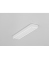 2m aluminiumprofil SURFACE10.V2 BC/U - Vitlackerad, utanpåliggande, LED-skena