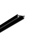2m aluprofil SURFACE10.V2 BC/U - Svart anodiserad, utanpåliggande, LED-list