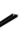 2m aluprofil SURFACE10.V2 BC/U - Svart anodiserad, utanpåliggande, LED-list
