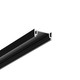 2m aluprofil SURFACE14.V2 EE7F/Y - Svart anodiserad, utanpåliggande, LED-skena