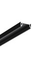 2m aluprofil SURFACE14.V2 EE7F/Y - Svart anodiserad, utanpåliggande, LED-skena