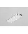 2m aluprofil SURFACE14.V2 EE7F/Y - Vitlackerad, utanpåliggande, LED-skena