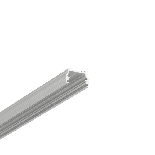 1m aluprofil UNI12 BCD/U - Anodiserad, utanpåliggande, LED skena