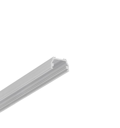 1m aluprofil UNI12 BCD/U - Obehandlad aluminium, påbyggnad, LED skena