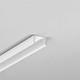 2m aluprofil UNI14 BC3/Y - Vitlackerad, utanpåliggande, LED-skena