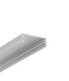 1m aluprofil WIDE24 G/W - Obehandlad aluminium, utanpåliggande, LED-skena
