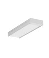 1m aluprofil WIDE24 G/W - Obehandlad aluminium, utanpåliggande, LED-skena