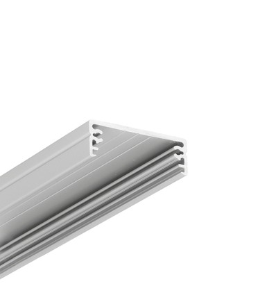 2m aluprofil WIDE24 G/W - Anodiserad, utanpåliggande, LED skena