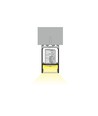 2m aluprofil COMBO30-01 ACDE-9 - Vitlackerad, utanpåliggande, LED-skena