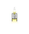 2m aluprofil COMBO30-01 ACDE-9 - Svart anodiserad, påbyggnad, LED list