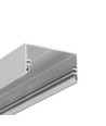 1m alu-profil LOWI C10 - Anodiserad, utanpåliggande, LED-skena