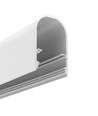 1m aluprofil NAMI23 CD-9 - Vit lackerad, utanpåliggande, LED-skena